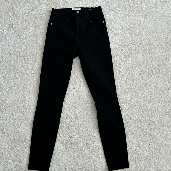 FRAME Ali High Rise Cigarette Denim Jeans - Picture 1 of 12